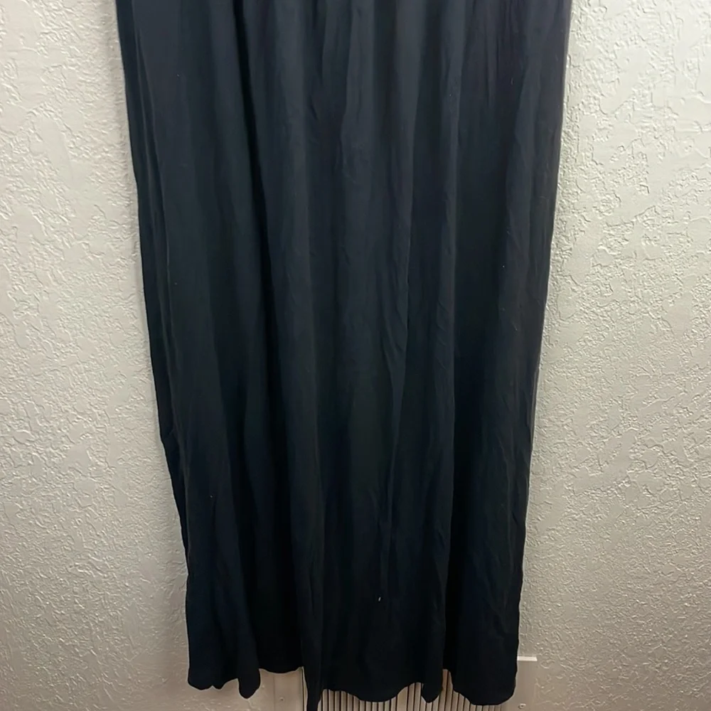 Isabel maternity black duster short sleeve black maxi dress - Picture 9 of 9
